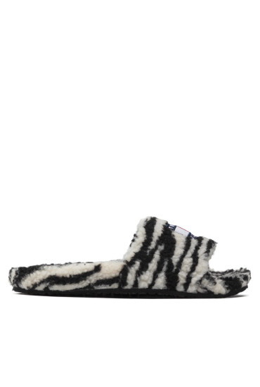 Tommy Jeans Пантофи Wild Animal Printed Poolslide EN0EN01668 Black BDS - Mera.bg