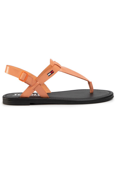 Tommy Jeans Сандали Color Block Basic Thong Sandal EN0EN00908 Melon Orange SC1 - Mera.bg