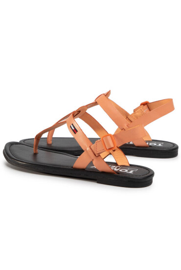 Tommy Jeans Сандали Color Block Basic Thong Sandal EN0EN00908 Melon Orange SC1 - Mera.bg