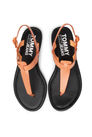 Tommy Jeans Сандали Color Block Basic Thong Sandal EN0EN00908 Melon Orange SC1 - Mera.bg