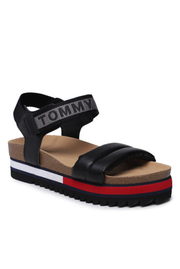 Tommy Jeans Сандали Flag Outsole Sandal EN0EN02122 Black 0GJ - Mera.bg