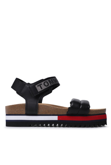 Tommy Jeans Сандали Flag Outsole Sandal EN0EN02122 Black 0GJ - Mera.bg