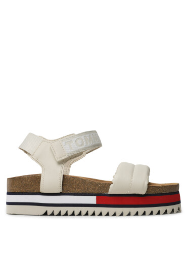 Tommy Jeans Сандали Flag Outsole Sandal EN0EN02122 Бежов - Mera.bg