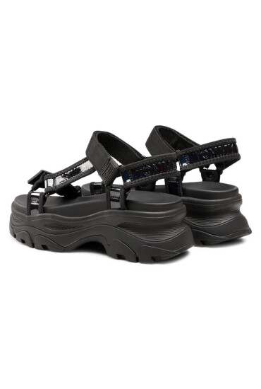 Tommy Jeans Сандали Iridescent Hybrid Sandal EN0EN01311 Black BDS - Mera.bg