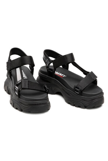 Tommy Jeans Сандали Iridescent Hybrid Sandal EN0EN01311 Black BDS - Mera.bg
