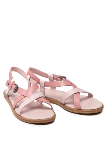 Tommy Jeans Сандали Leather Sandal EN0EN01809 Triple Rose 0JW - Mera.bg