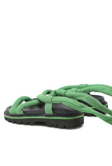 Tommy Jeans Сандали Sandal EN0EN02073 Зелен - Mera.bg