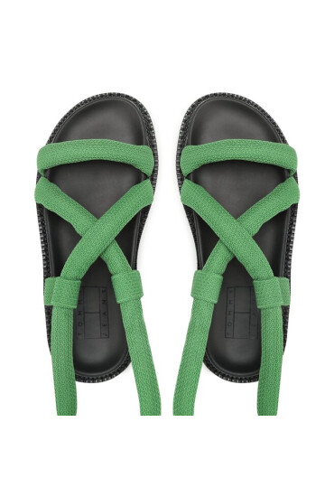 Tommy Jeans Сандали Sandal EN0EN02073 Зелен - Mera.bg