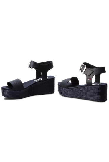 Tommy Jeans Сандали Sporty Denim Flatform Sandal EN0EN00221 Midnight 403 - Mera.bg