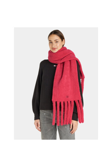 Tommy Jeans Зимен шал Tjw Cosy Knit Fancy Scarf AW0AW15476 Розов - Mera.bg