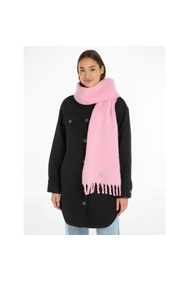 Tommy Jeans Зимен шал Tjw Cosy Knit Scarf AW0AW15904 Розов - Mera.bg