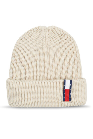 Tommy Jeans Шапка Im Tju Unisex Beanie AU0AU01808 Бежов - Mera.bg