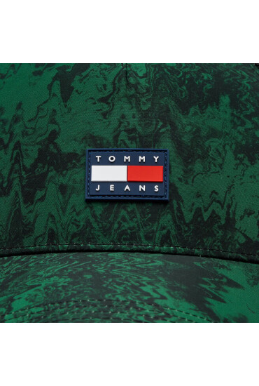 Tommy Jeans Шапка с козирка Boyhood AM0AM12028 Court Green Print 0GJ - Mera.bg