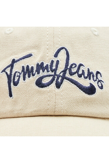 Tommy Jeans Шапка с козирка Canvas Summer AW0AW14606 Екрю - Mera.bg