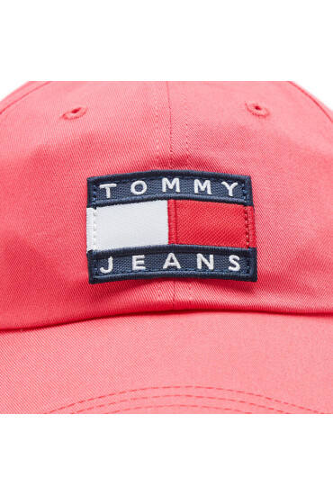 Tommy Jeans Шапка с козирка Heritage AW0AW14601 Розов - Mera.bg
