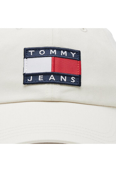 Tommy Jeans Шапка с козирка Heritage AW0AW14601 Бял - Mera.bg