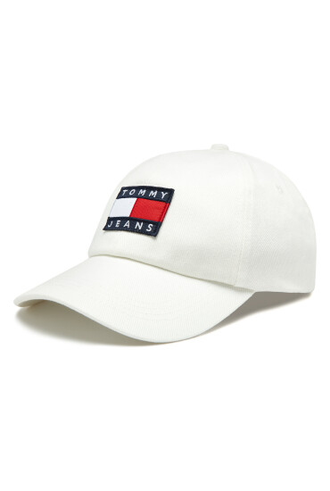 Tommy Jeans Шапка с козирка Heritage AW0AW14992 Бял - Mera.bg