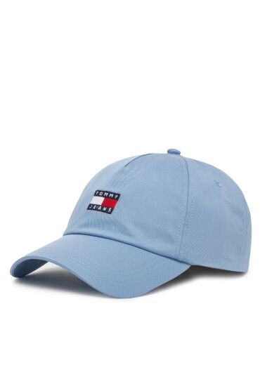 Tommy Jeans Шапка с козирка Heritage Core 5 Panel AW0AW16991 Светлосиньо - Mera.bg