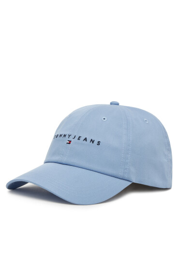 Tommy Jeans Шапка с козирка Linear Logo 6 Panel AW0AW16868 Светлосиньо - Mera.bg