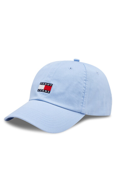Tommy Jeans Шапка с козирка Tjw Heritage Cap AW0AW15848 Светлосиньо - Mera.bg