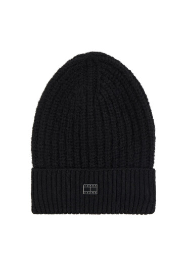 Tommy Jeans Шапка Tjw Cosy Knit Beanie AW0AW15462 Черен - Mera.bg