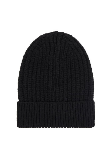 Tommy Jeans Шапка Tjw Cosy Knit Beanie AW0AW15462 Черен - Mera.bg
