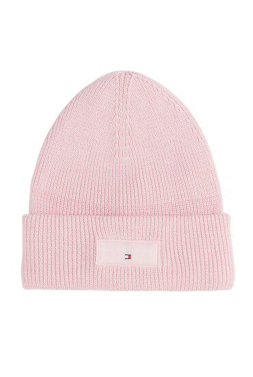 Tommy Jeans Шапка Tjw Linear Beanie AW0AW17913 Розов - Mera.bg