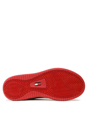 Tommy Jeans Сникърси Retro Basket Flatf EN0EN02086 Deep Crimson XNL - Mera.bg