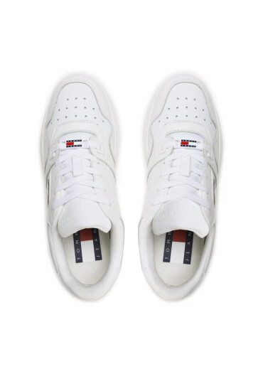Tommy Jeans Сникърси Basket Vmn Plat EN0EN02025 White 0K4 - Mera.bg