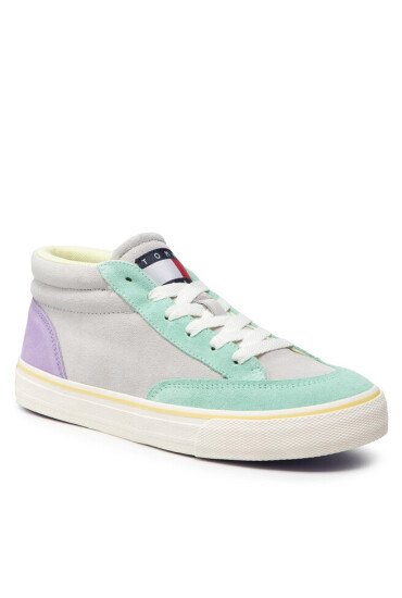 Tommy Jeans Сникърси Wmn Skate Mid Varsity Vulc EN0EN01628 Light Cast PSU - Mera.bg