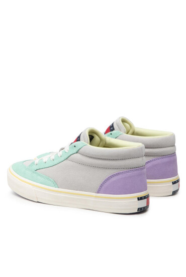 Tommy Jeans Сникърси Wmn Skate Mid Varsity Vulc EN0EN01628 Light Cast PSU - Mera.bg