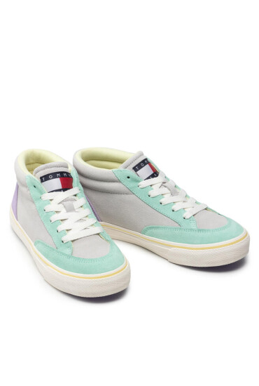 Tommy Jeans Сникърси Wmn Skate Mid Varsity Vulc EN0EN01628 Light Cast PSU - Mera.bg