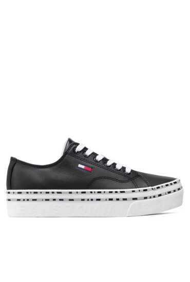 Tommy Jeans Сникърси Platform Wild Animal Sneaker EN0EN01626 Black BDS - Mera.bg