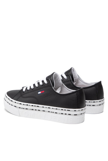 Tommy Jeans Сникърси Platform Wild Animal Sneaker EN0EN01626 Black BDS - Mera.bg