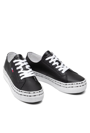Tommy Jeans Сникърси Platform Wild Animal Sneaker EN0EN01626 Black BDS - Mera.bg