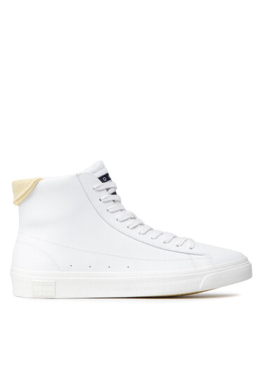 Tommy Jeans Сникърси Leather Mid Cut Vulc EN0EN01629 Mimosa Yellow ZHH - Mera.bg