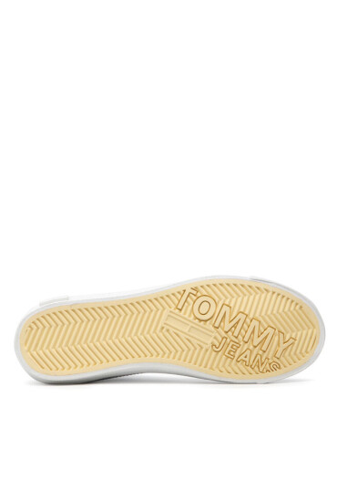 Tommy Jeans Сникърси Leather Mid Cut Vulc EN0EN01629 Mimosa Yellow ZHH - Mera.bg