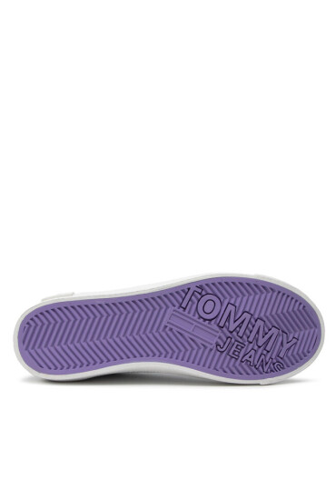 Tommy Jeans Сникърси Leather Low Cut Vulc EN0EN01627 Violet Viola VLK - Mera.bg