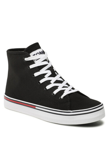 Tommy Jeans Сникърси Essential Mid Wmn EN0EN01797 Black BDS - Mera.bg