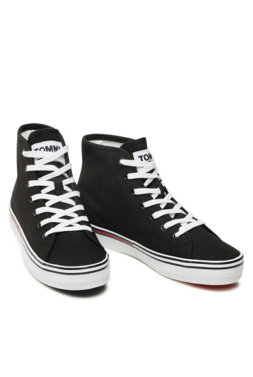 Tommy Jeans Сникърси Essential Mid Wmn EN0EN01797 Black BDS - Mera.bg