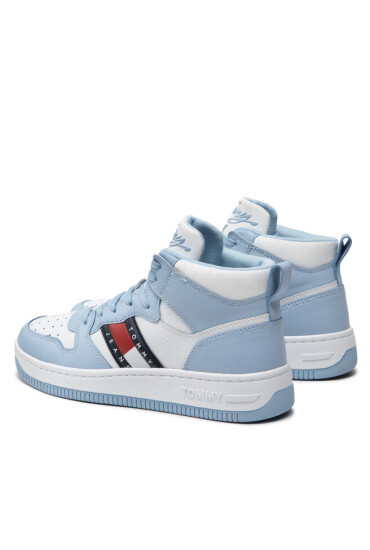 Tommy Jeans Сникърси Mid Pop Basket Wmn EN0EN01851 Chambray Sky C1Q - Mera.bg