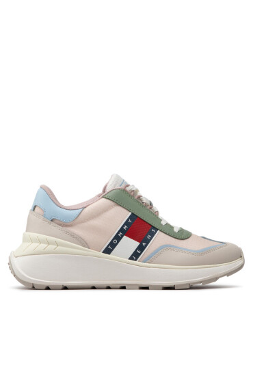 Tommy Jeans Сникърси Fashion Retro Run EN0EN01876 Stony Beige ACE - Mera.bg