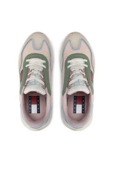 Tommy Jeans Сникърси Fashion Retro Run EN0EN01876 Stony Beige ACE - Mera.bg