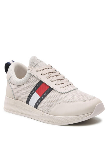 Tommy Jeans Сникърси Flexi Runner Wmn EN0EN01789 Stony Beige ACE - Mera.bg