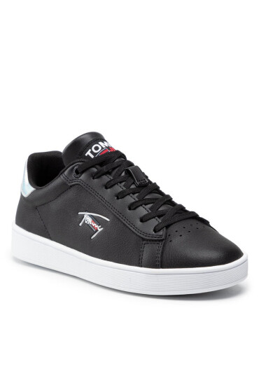 Tommy Jeans Сникърси Iridecent Detail Cupsole EN0EN01610 Black BDS - Mera.bg