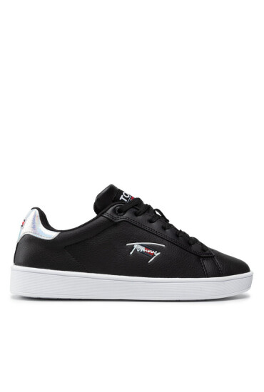 Tommy Jeans Сникърси Iridecent Detail Cupsole EN0EN01610 Black BDS - Mera.bg