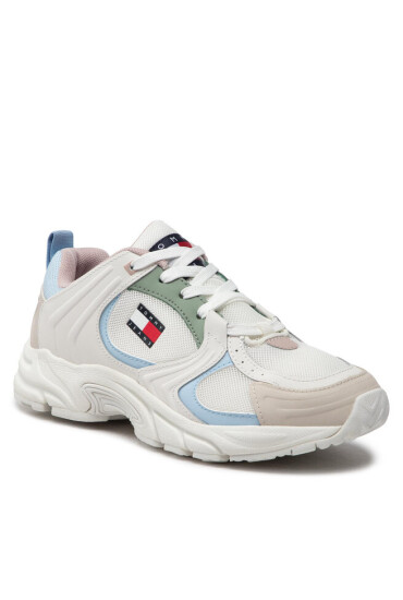 Tommy Jeans Сникърси City Runner Wmn EN0EN01879 Ecru YBL - Mera.bg