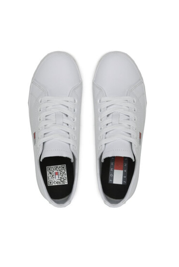 Tommy Jeans Сникърси Cupsole Print Logo EN0EN02064 Бял - Mera.bg