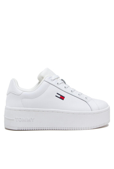 Tommy Jeans Сникърси Flatform Ess EN0EN02043 White YBR - Mera.bg