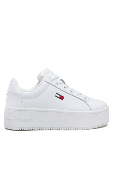 Tommy Jeans Сникърси Flatform Ess EN0EN02043 White YBR - Mera.bg